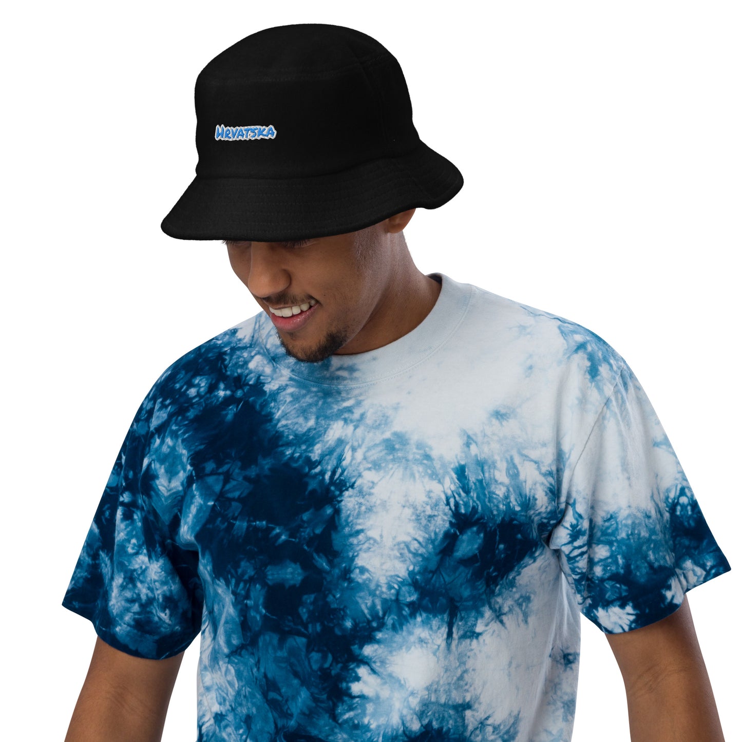 Hrvatska 1 terry cloth bucket hat