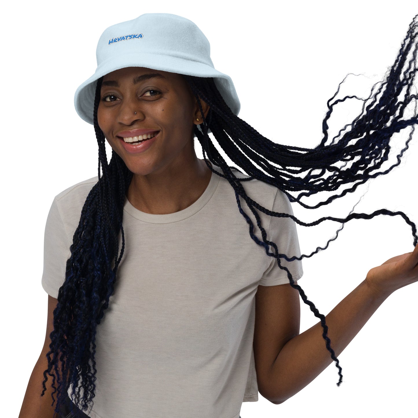 Hrvatska 1 terry cloth bucket hat