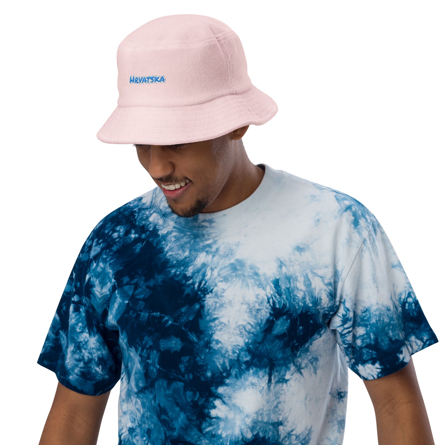 Hrvatska 1 terry cloth bucket hat