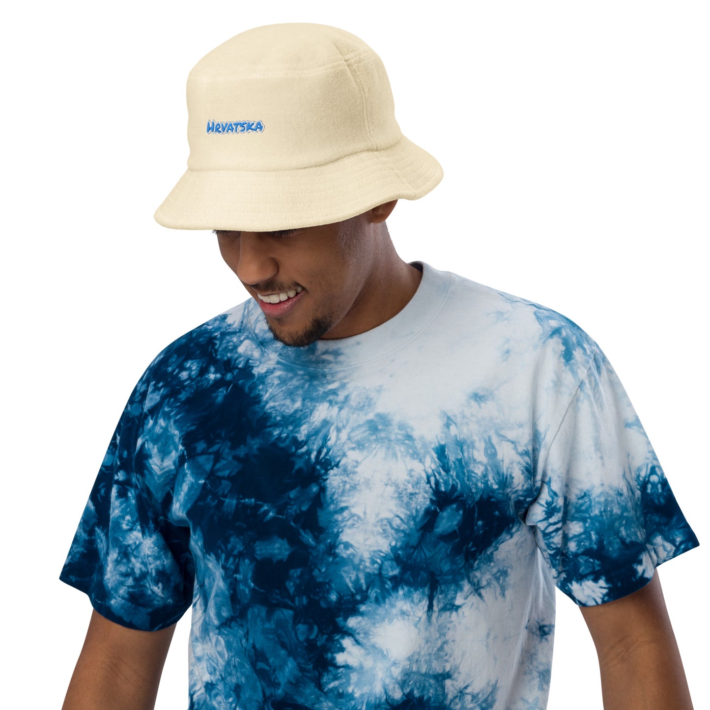 Hrvatska 1 terry cloth bucket hat