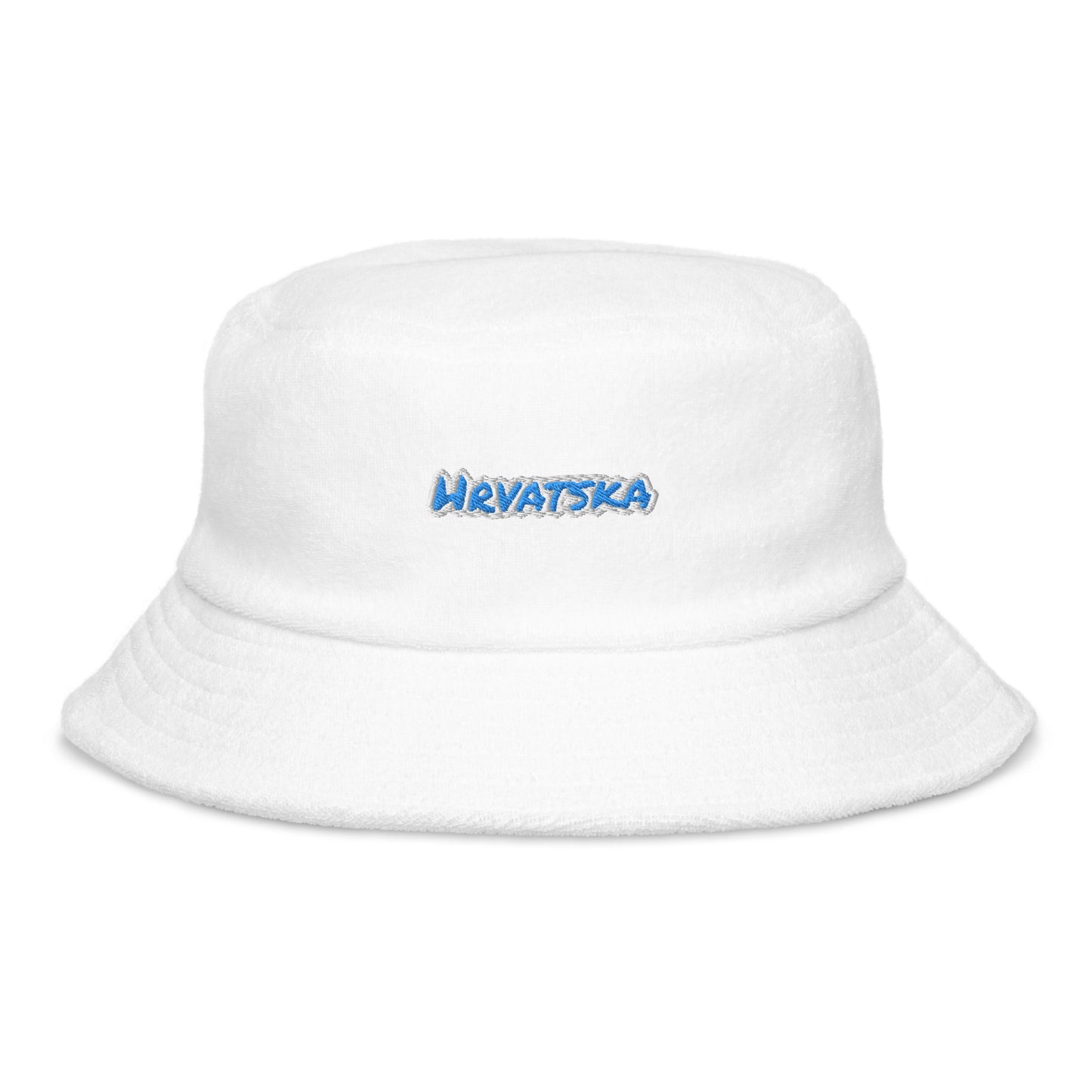 Hrvatska 1 terry cloth bucket hat