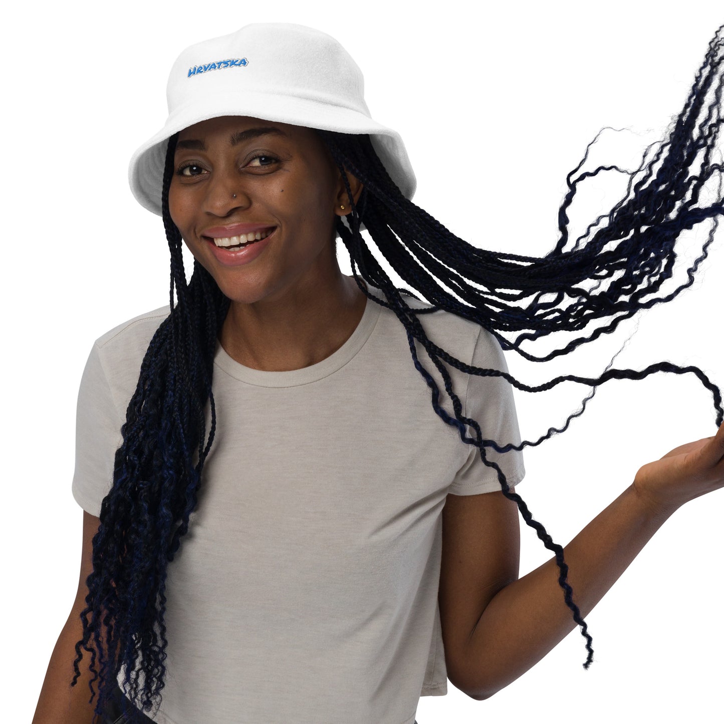 Hrvatska 1 terry cloth bucket hat