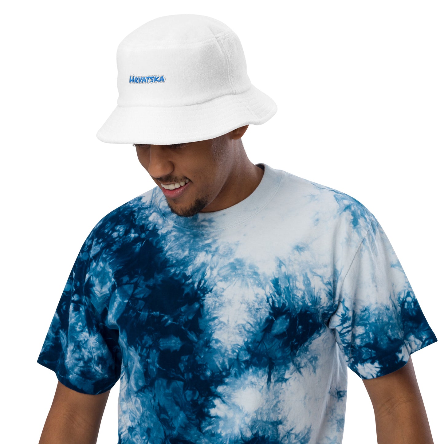 Hrvatska 1 terry cloth bucket hat