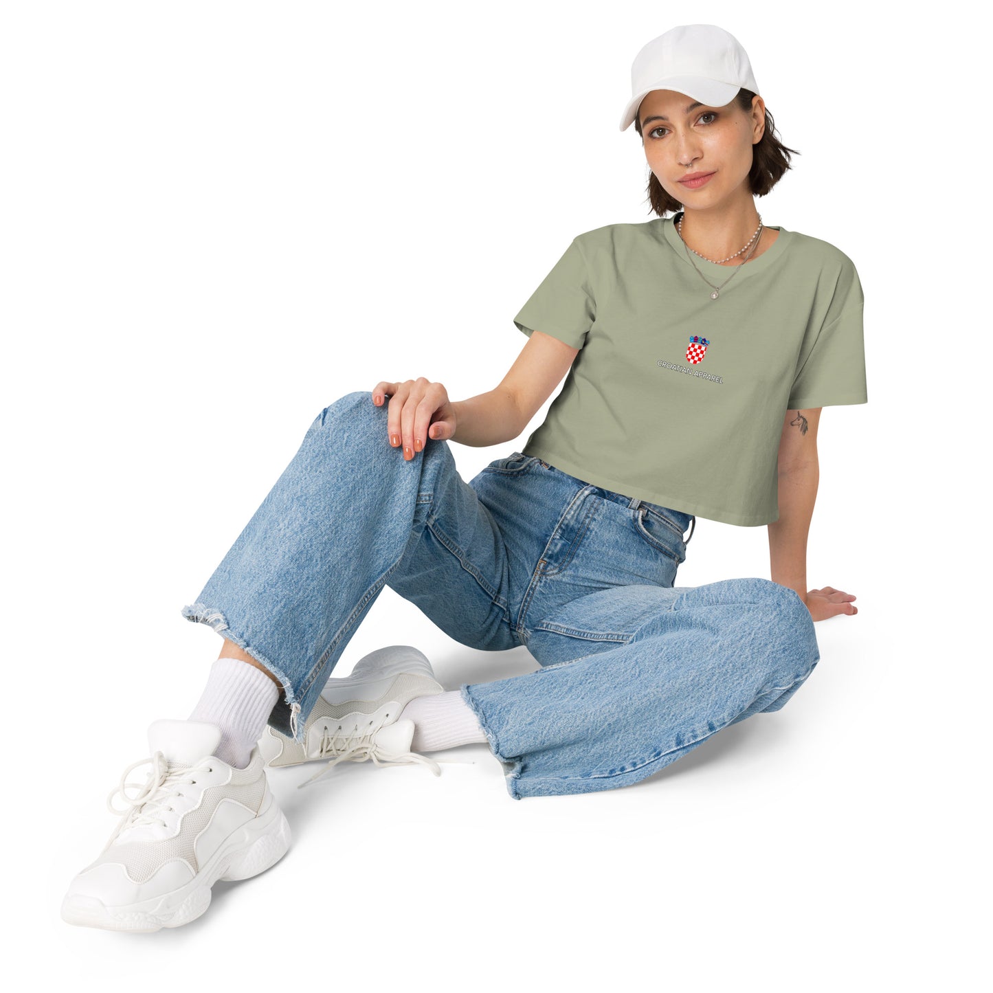 Croatian Apparel Staple Crop Top