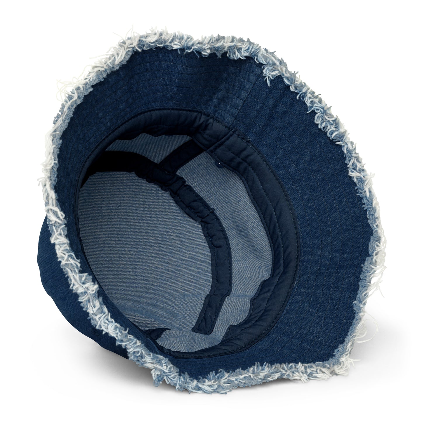 Unisex Bog i Hrvati Distressed denim bucket hat