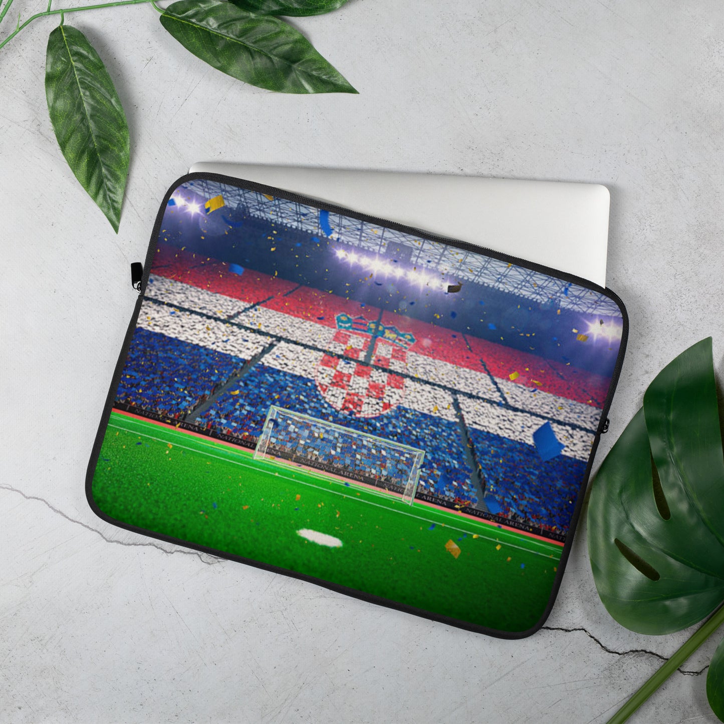 Croatian Soccer Laptop Sleeve