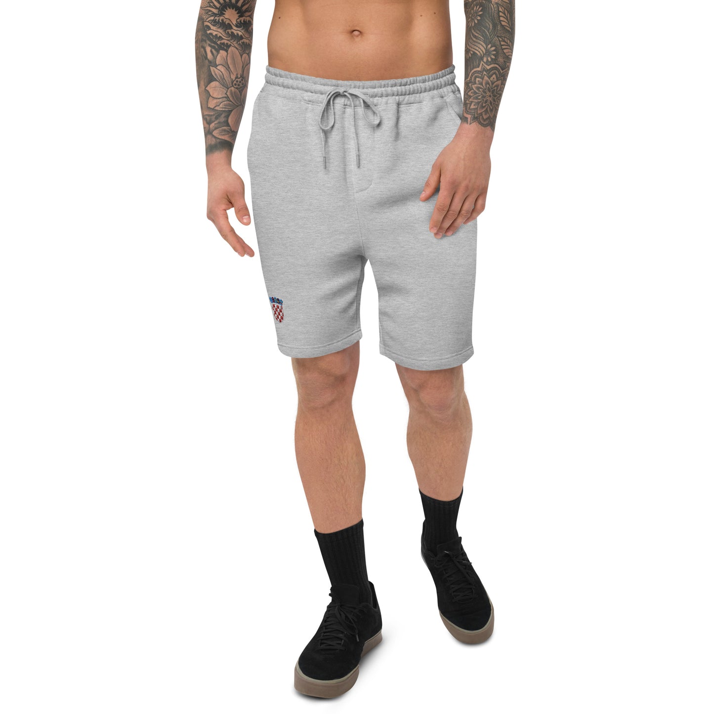 Croatian Grb Men's fleece shorts